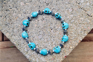 Howlite Skull Bracelet